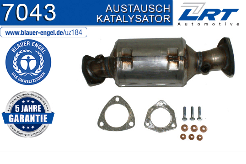 LRT Catalytic Converter ausgezeichnet mit "Der Blaue Engel"