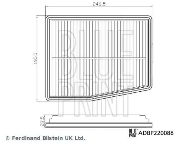 BLUE PRINT Luftfilter