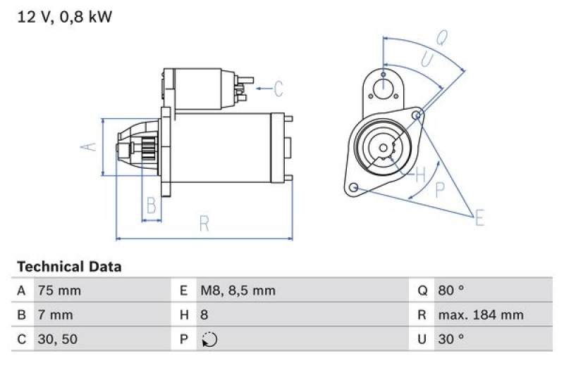 BOSCH Starter