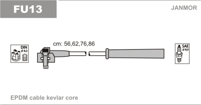 JANMOR Zündleitungssatz