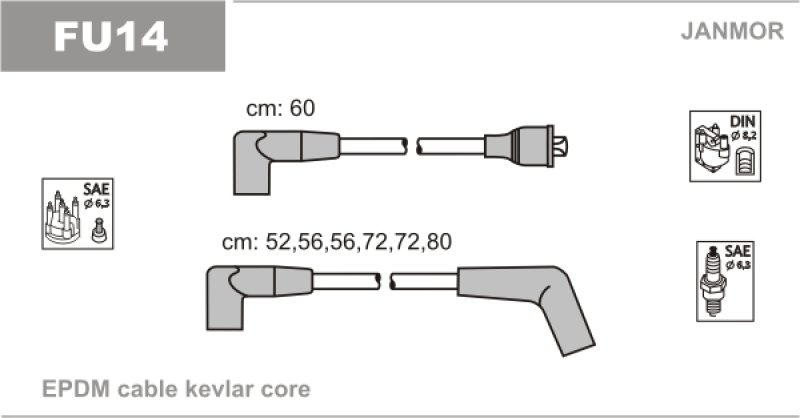 JANMOR Zündleitungssatz