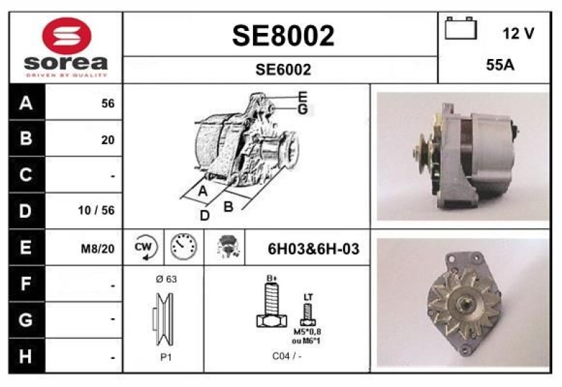 SNRA Alternator