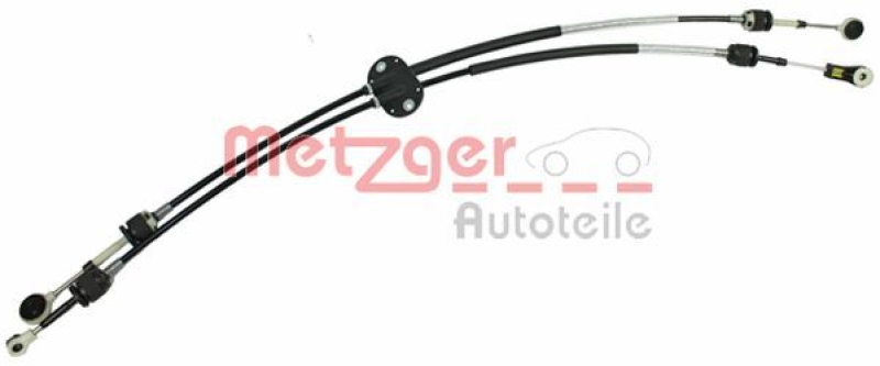 METZGER Cable Pull, manual transmission