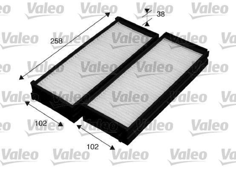 VALEO Filter, Innenraumluft VALEO ESSENTIAL