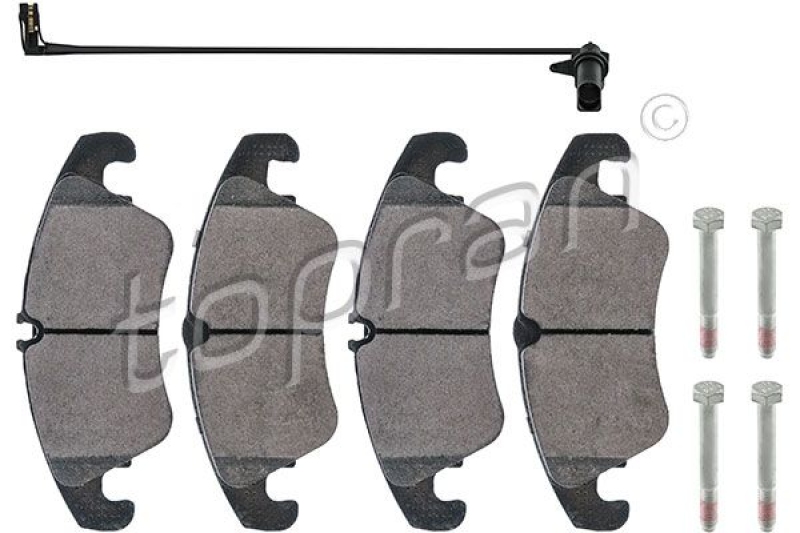 TOPRAN Brake Pad Set, disc brake