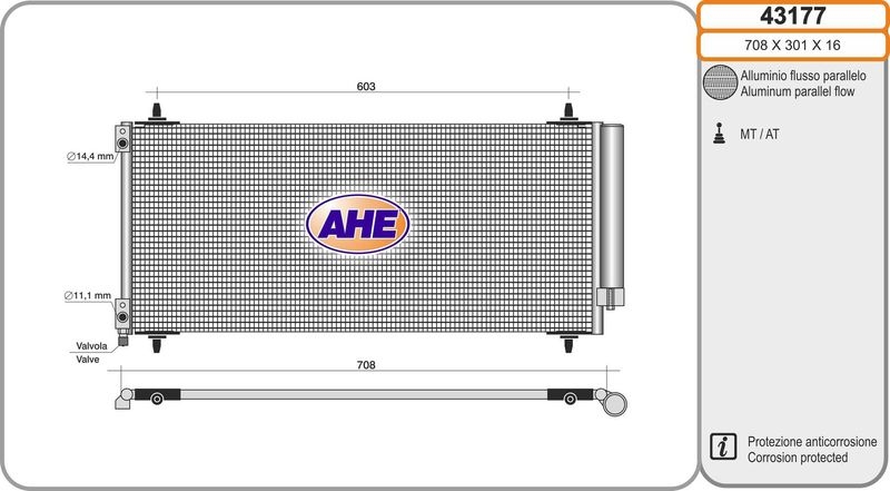 AHE Condenser, air conditioning