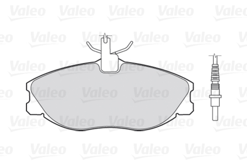 VALEO Brake Pad Set, disc brake FIRST