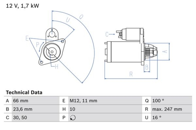 BOSCH Starter