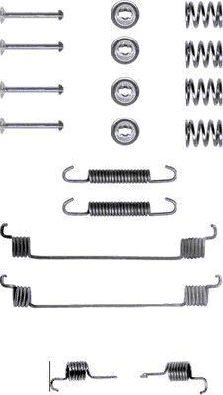 TEXTAR Accessory Kit, brake shoes