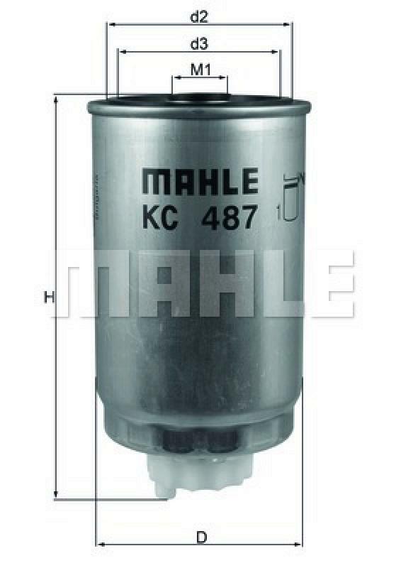 MAHLE ORIGINAL Kraftstofffilter