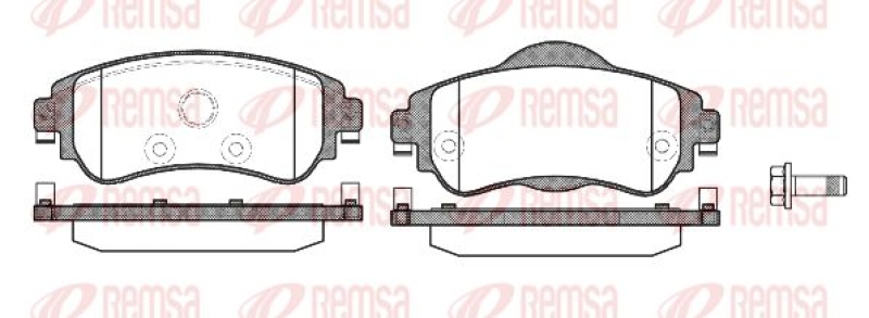 KAWE Brake Pad Set, disc brake