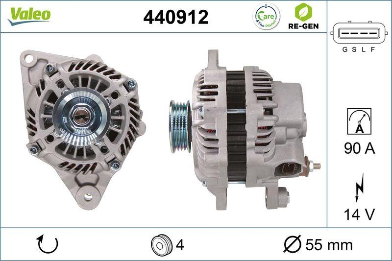 VALEO Alternator VALEO RE-GEN REMANUFACTURED