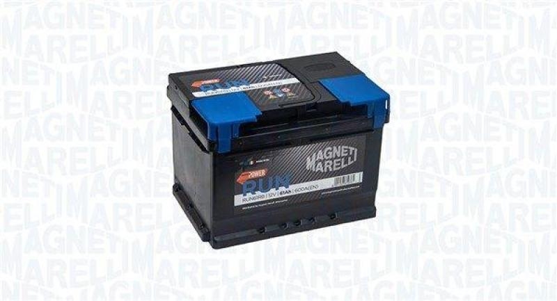 Magneti Marelli Autobatterie Starterbatterie RUN Batterie 12V 61Ah 600A B13