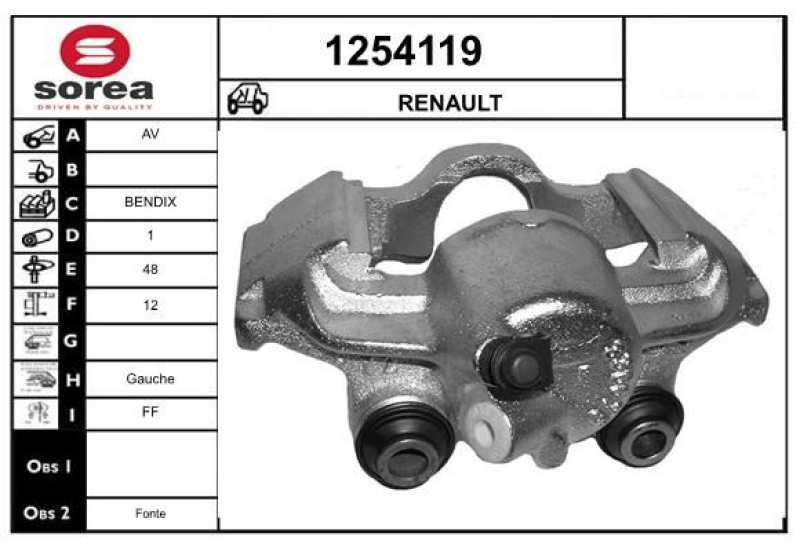 SNRA Brake Caliper