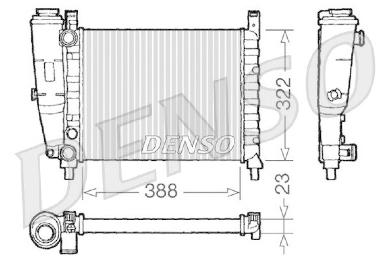 DENSO Kühler, Motorkühlung