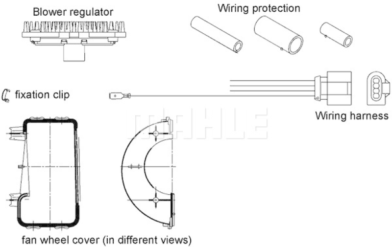 MAHLE Regler, Innenraumgebläse BEHR *** PREMIUM LINE ***