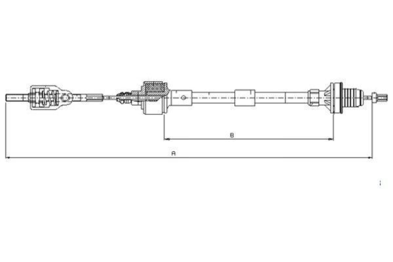 TEXTAR Cable Pull, clutch control