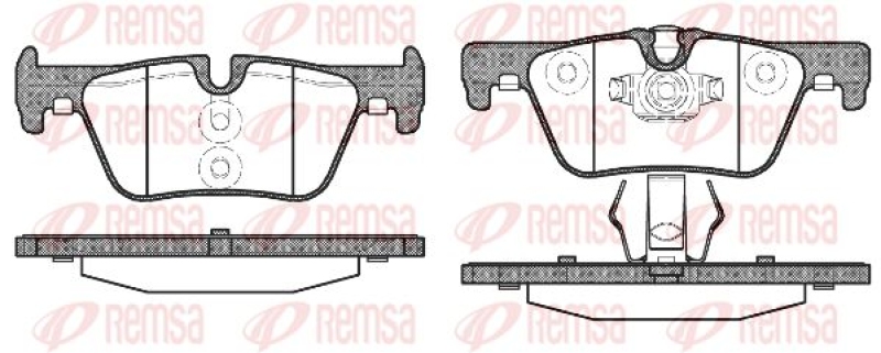 KAWE Brake Pad Set, disc brake