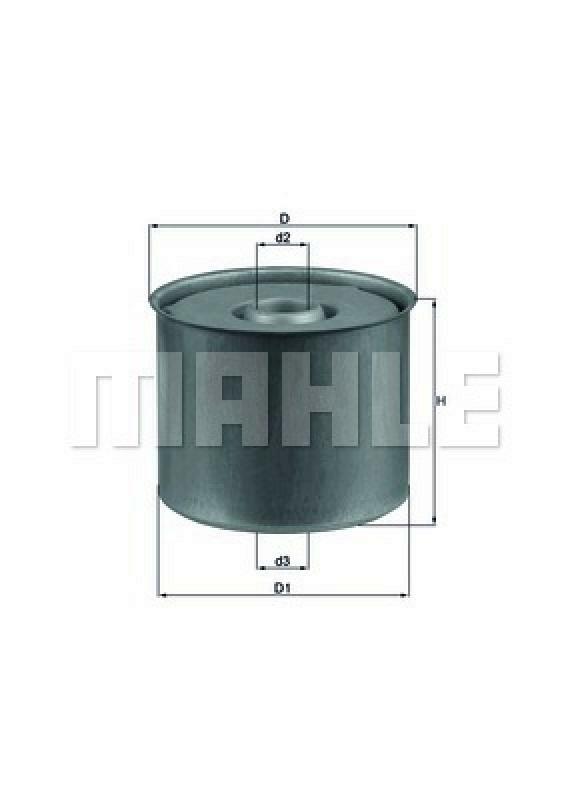 MAHLE ORIGINAL Fuel filter