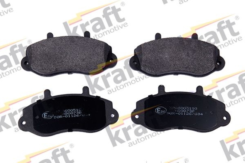 KRAFT AUTOMOTIVE Brake Pad Set, disc brake