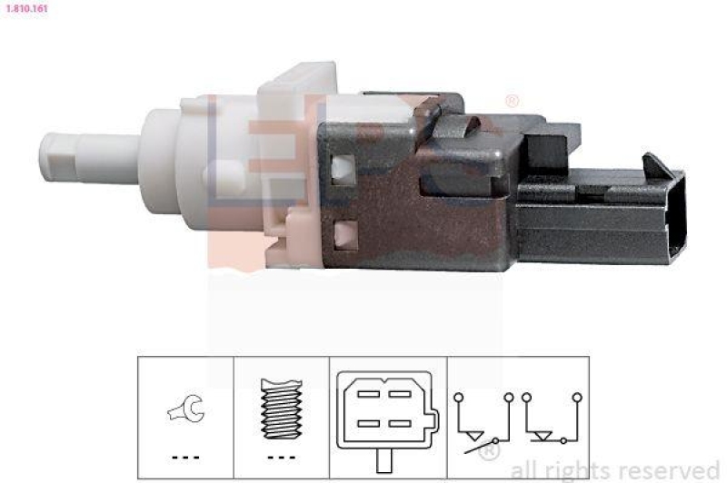 EPS Bremslichtschalter Made in Italy - OE Equivalent