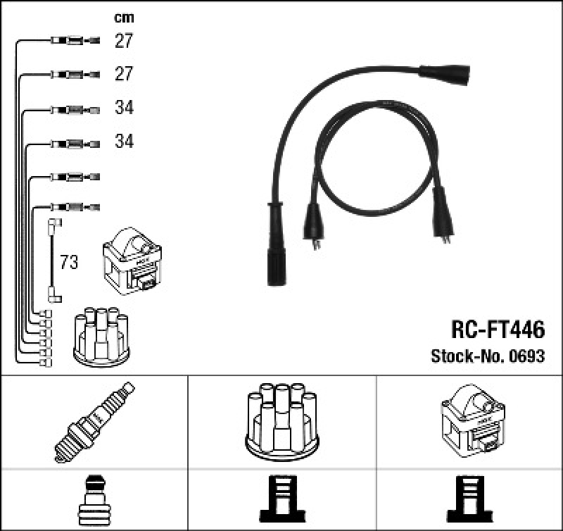 NGK Ignition Cable Kit