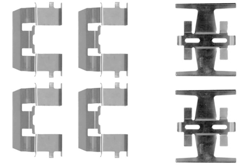 HELLA Accessory Kit, disc brake pad