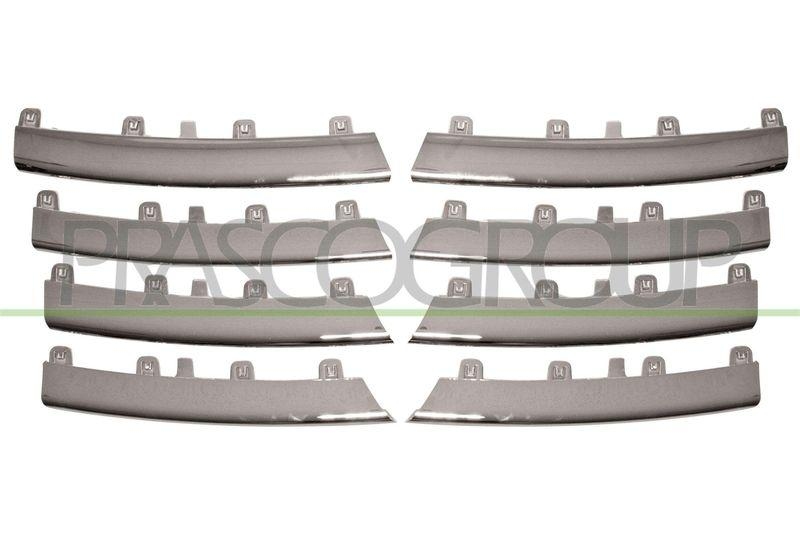 Trim/Protective Strip Set, radiator grille