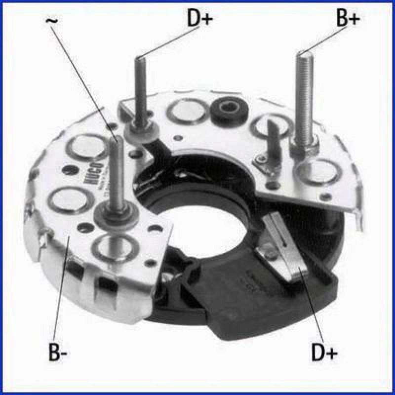 HITACHI Rectifier, alternator Hueco