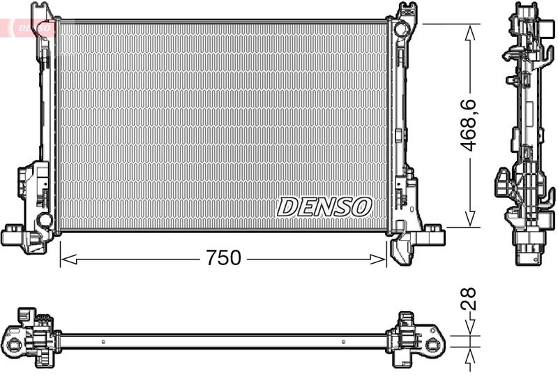 DENSO Radiator, engine cooling