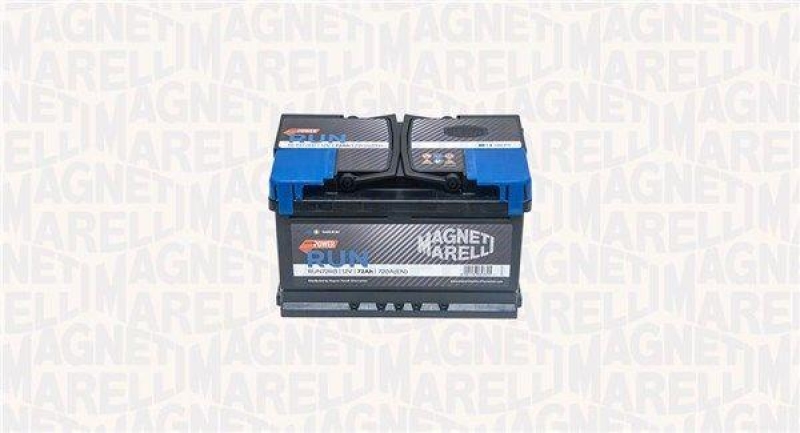 Magneti Marelli Autobatterie Starterbatterie RUN Batterie 12V 72Ah 720A B13