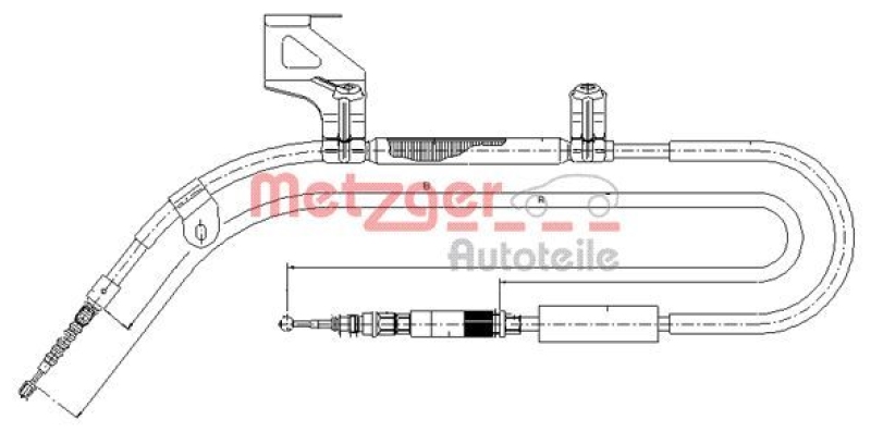 METZGER Seilzug, Feststellbremse