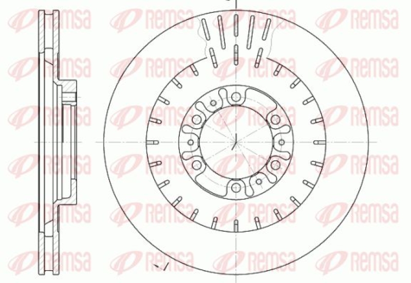 2x REMSA Brake Disc