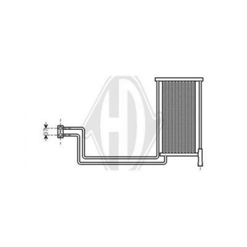 DIEDERICHS Oil Cooler, engine oil DIEDERICHS Climate