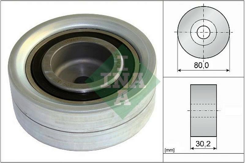 INA Deflection/Guide Pulley, timing belt