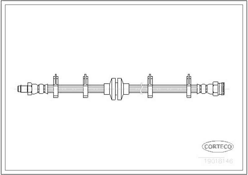 CORTECO Brake Hose