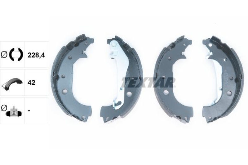 TEXTAR Brake Shoe Set