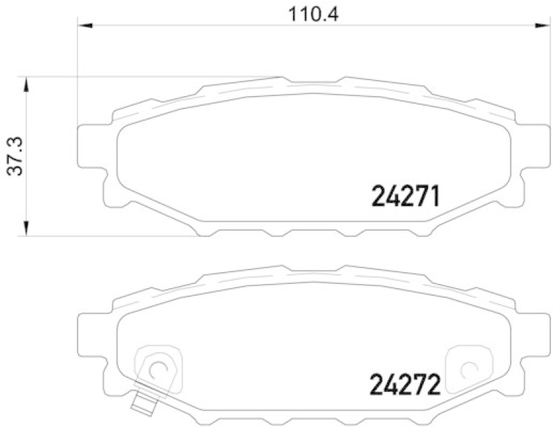 BREMBO Brake Pad Set, disc brake PRIME LINE