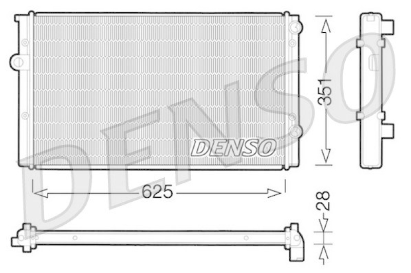 DENSO Kühler, Motorkühlung