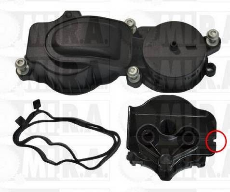 MI.R.A. Filter, crankcase ventilation