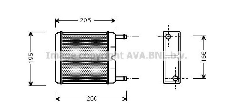 AVA QUALITY COOLING Wärmetauscher, Innenraumheizung