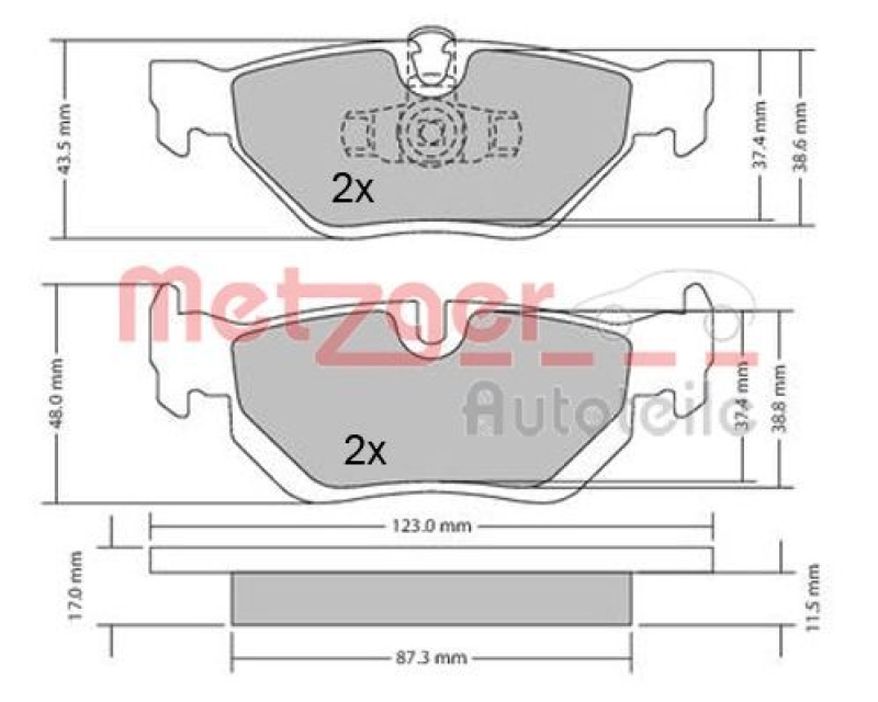 METZGER BREMSSCHEIBEN + METZGER BREMSBELÄGE