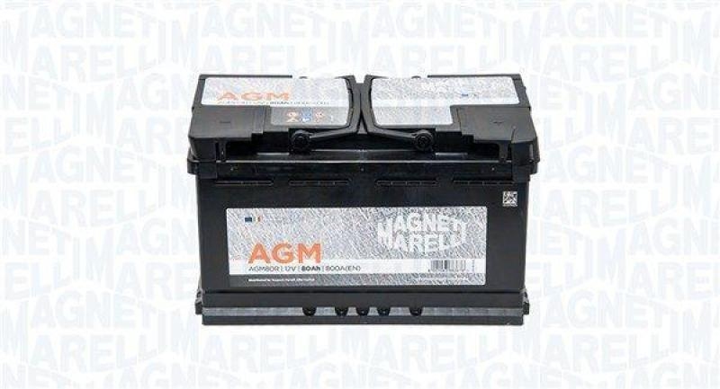 Magneti Marelli Autobatterie Starterbatterie AGM Batterie 12V 80Ah 800A B13