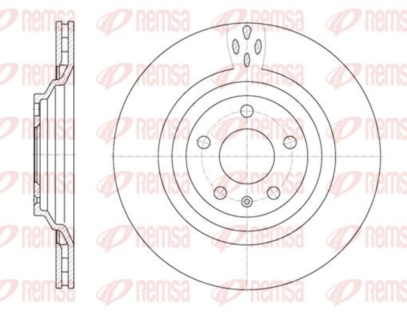 2x REMSA Brake Disc