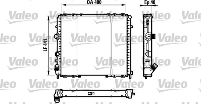 VALEO Radiator, engine cooling