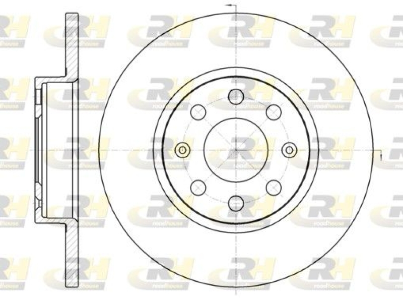 2x ROADHOUSE Brake Disc