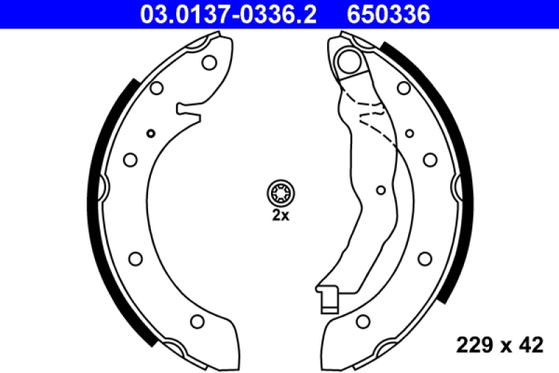 ATE Brake Shoe Set