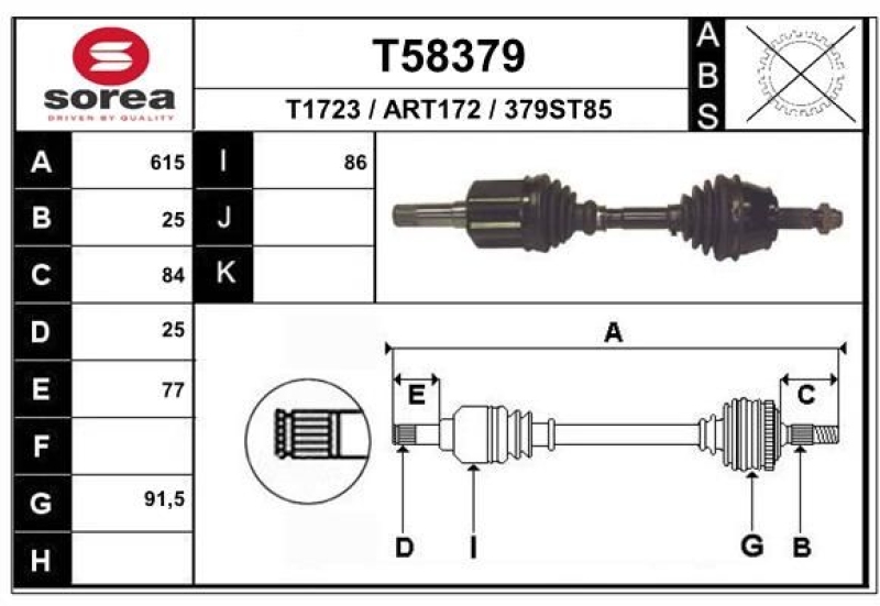 EAI Drive Shaft