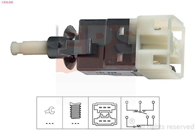 EPS Bremslichtschalter Made in Italy - OE Equivalent