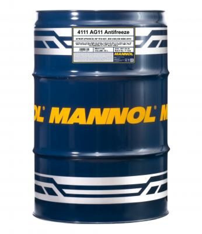 60L Mannol Kühlerfrostschutz Kühlmittel Konzentrat AG11 blau